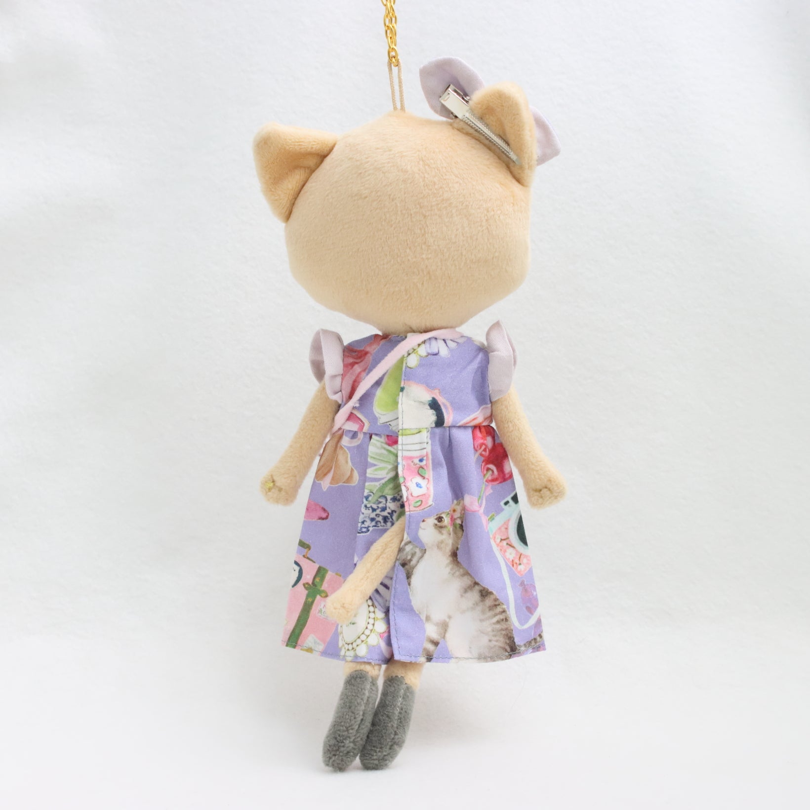 ねこコラージュプリントジャンスカ