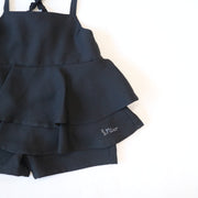 100～120/ペプラムサロペットパンツ