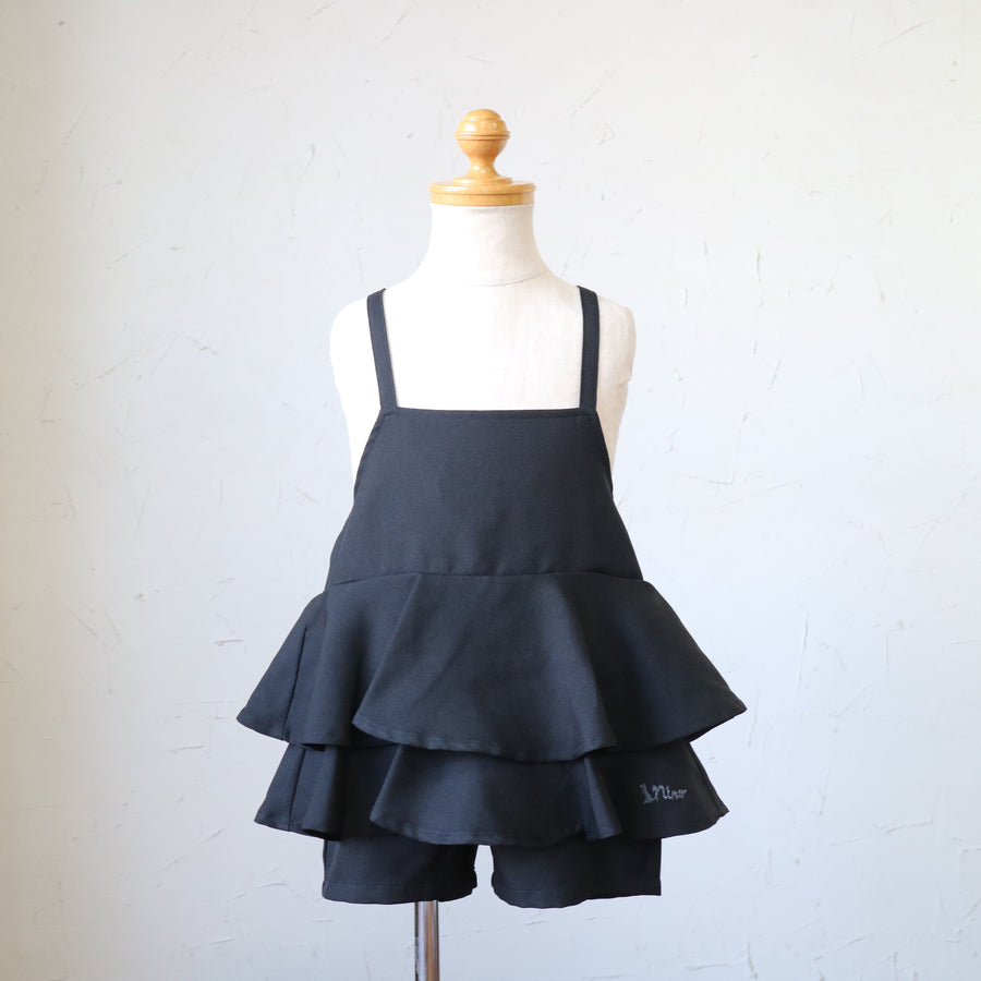 100～120/ペプラムサロペットパンツ