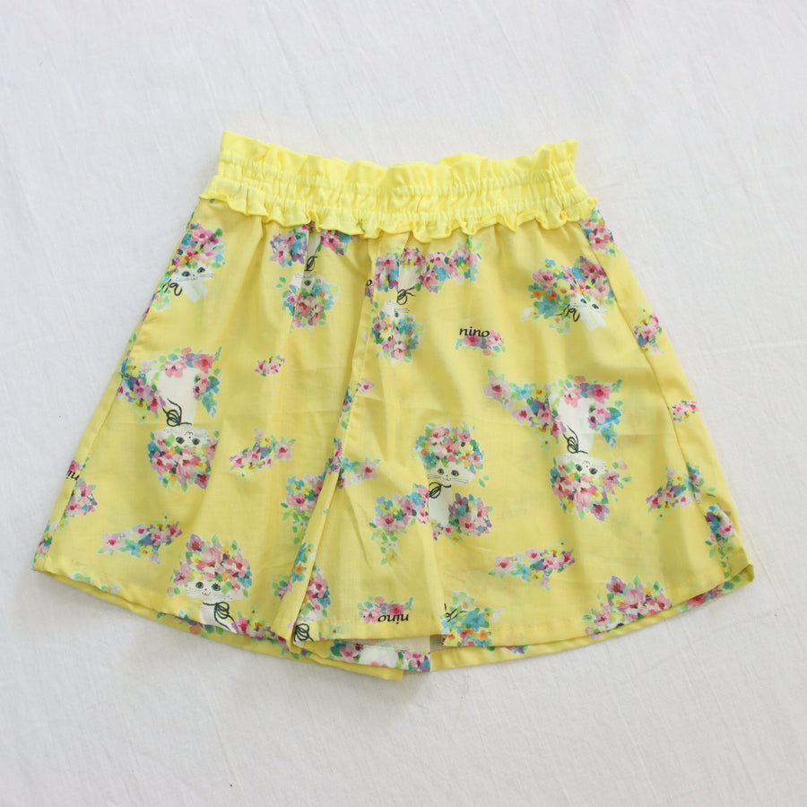 はなねこプリントショートパンツ