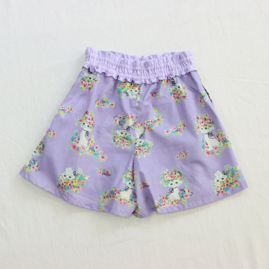 はなねこプリントショートパンツ