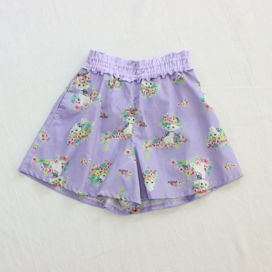 はなねこプリントショートパンツ