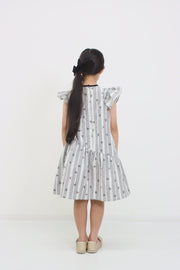 モノトーンチェックワンピース