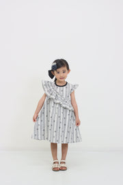 モノトーンチェックワンピース