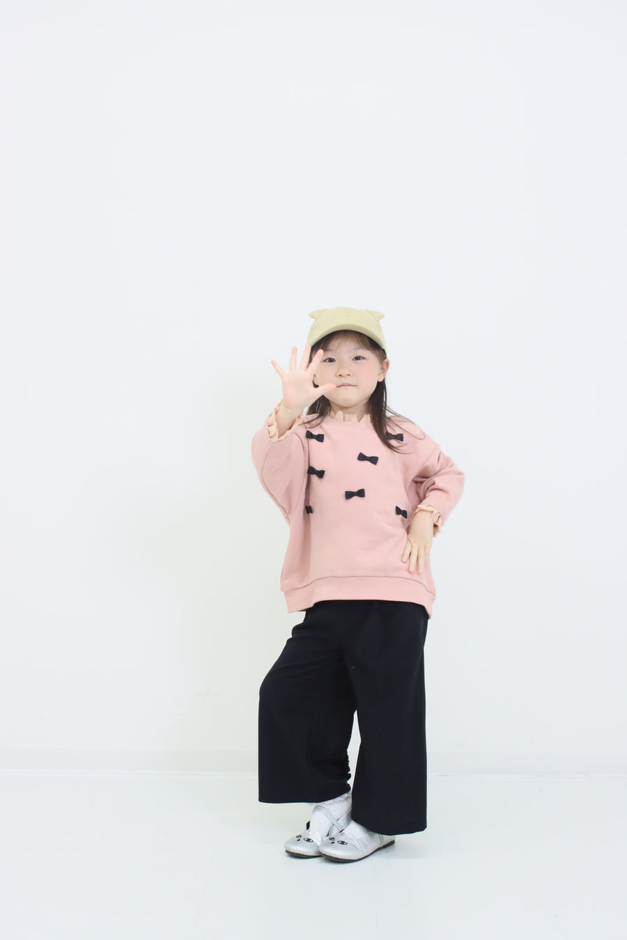 リボン プルオーバー