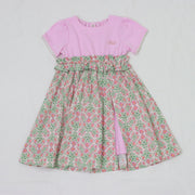 【フラワープリント＆チェリープリント】ワンピース