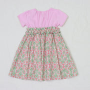 【フラワープリント＆チェリープリント】ワンピース