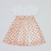 【フラワープリント＆チェリープリント】ワンピース