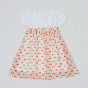 【フラワープリント＆チェリープリント】ワンピース