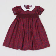 ミニハート スモッキングワンピース