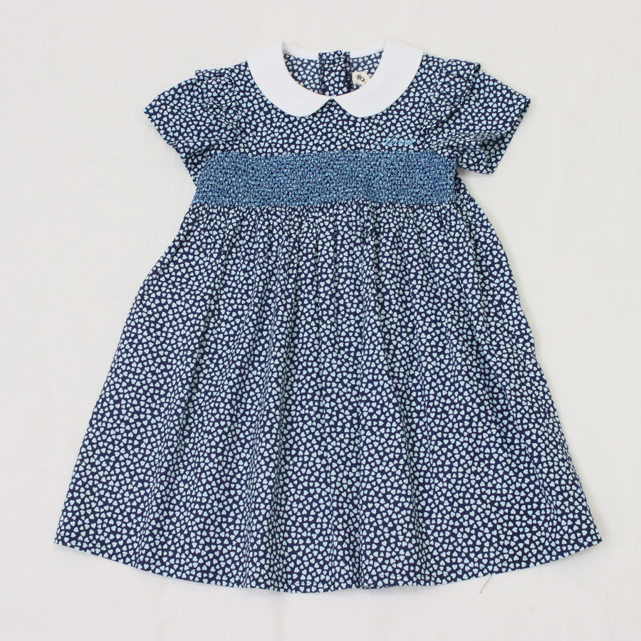 ミニハート スモッキングワンピース