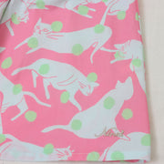 ねこドットプリント ジャンパースカート