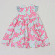 ねこドットプリント ジャンパースカート