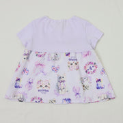 ラベンダーねこオリジナルプリントTシャツ