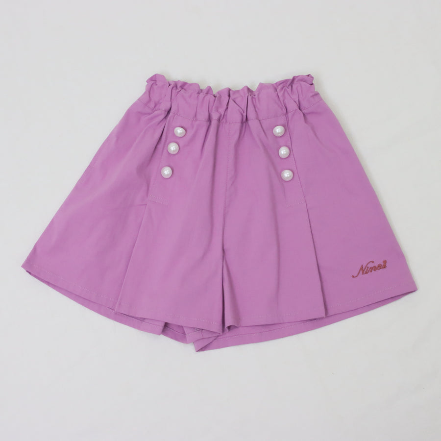 パール釦 ショートパンツ