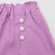 パール釦 ショートパンツ