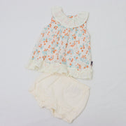 オレンジベリープリント　Babyスーツ