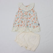 オレンジベリープリント　Babyスーツ