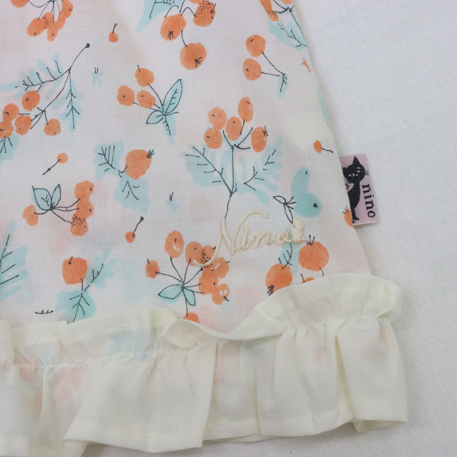 オレンジベリープリント　Babyスーツ