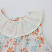 オレンジベリープリント　Babyスーツ