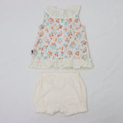 オレンジベリープリント　Babyスーツ