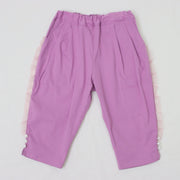 パール釦 6分丈パンツ