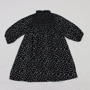 ドットプリント　スモッキングワンピース（カチューシャ付き）