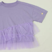 裾チュール　Tシャツ