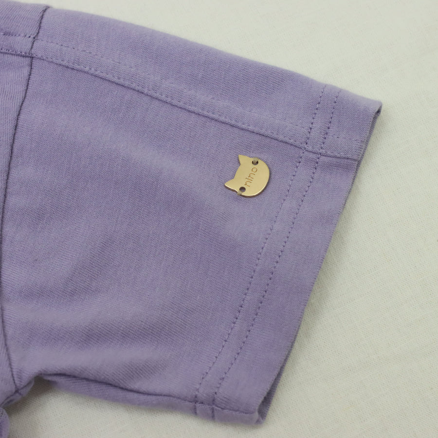 裾チュール　Tシャツ