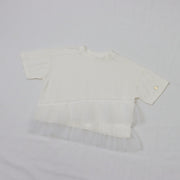 裾チュール　Tシャツ