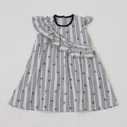 モノトーンチェックワンピース