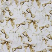 リボンプリントスモッキングワンピース