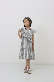 モノトーンチェックワンピース