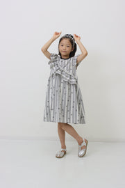 モノトーンチェックワンピース