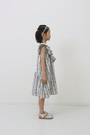 モノトーンチェックワンピース