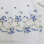 フラワー刺繍　カーディガン