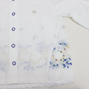 フラワー刺繍　カーディガン