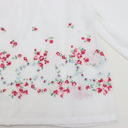 フラワー刺繍　カーディガン
