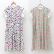 フラワープリント/大人ワンピース