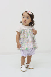 SWEETプリントベビースーツ