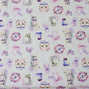 ラベンダーねこオリジナルプリントTシャツ