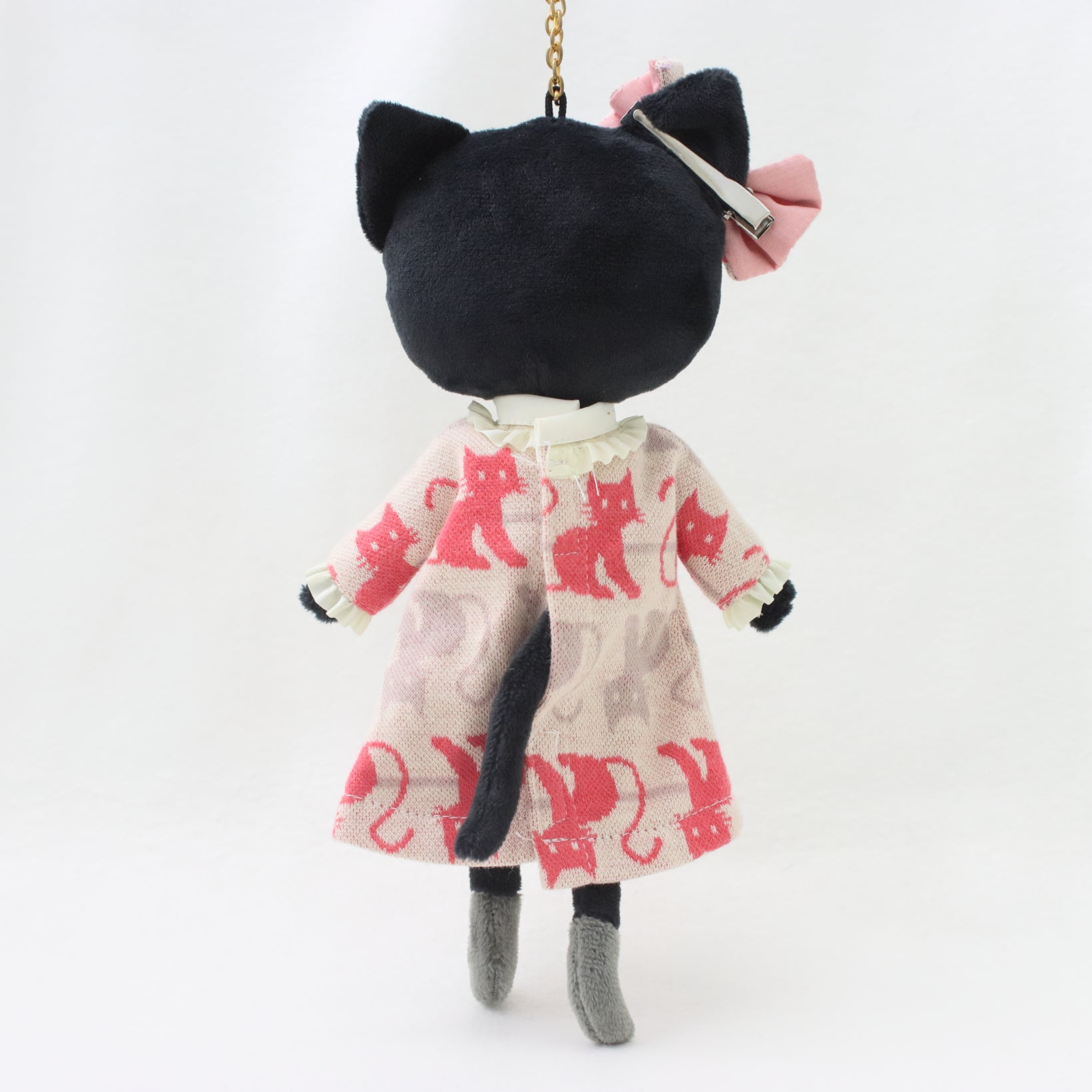 オリジナルねこボーダージャガードワンピース