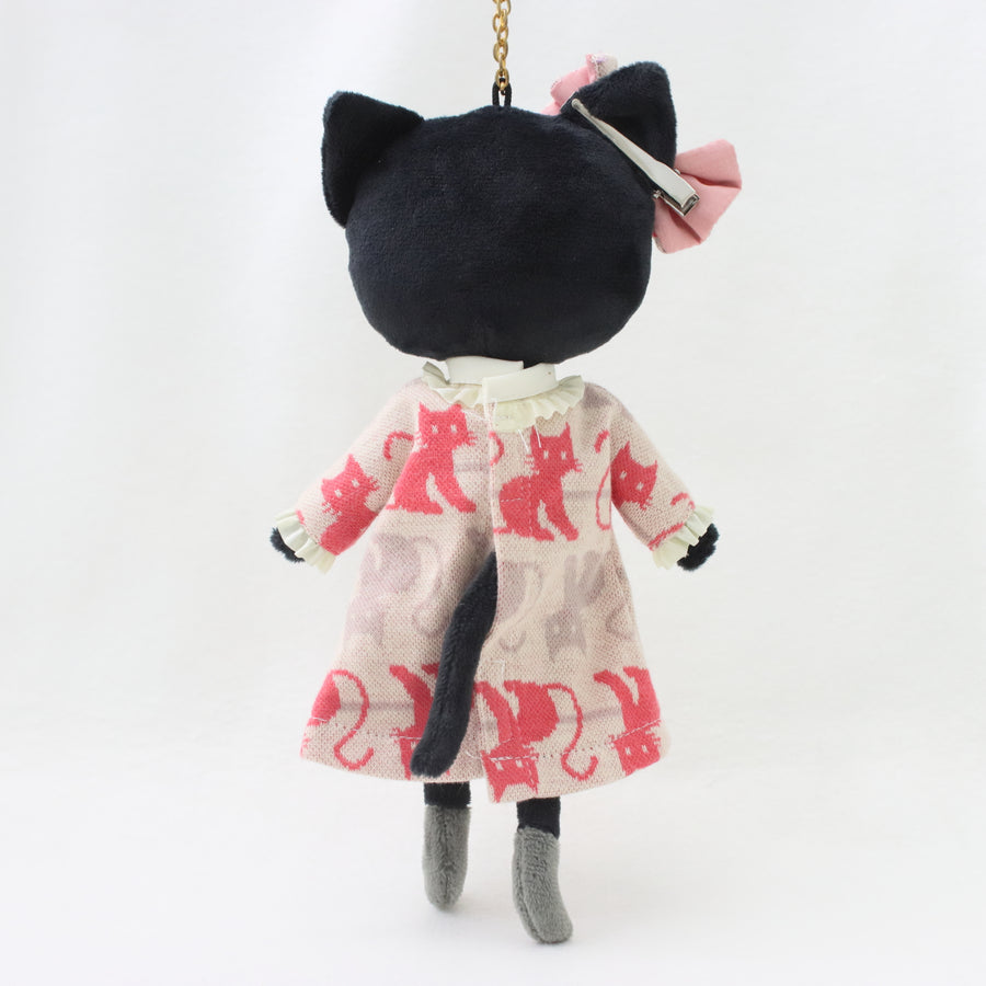 オリジナルねこボーダージャガードワンピース
