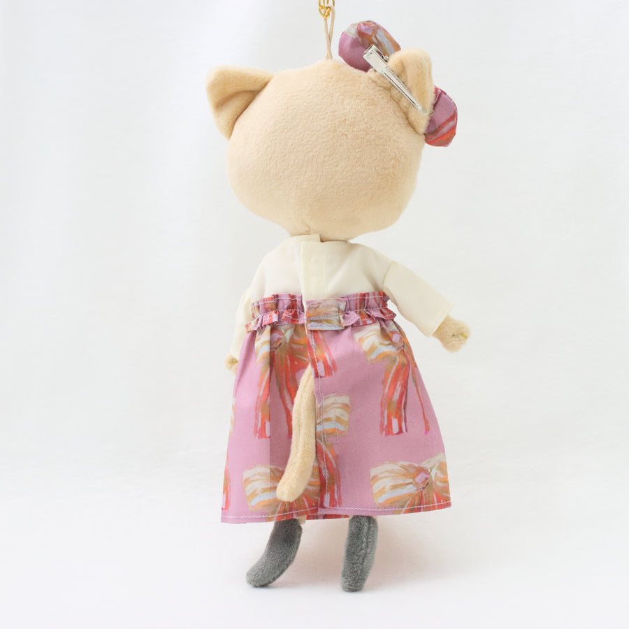 リボンプリントワンピース