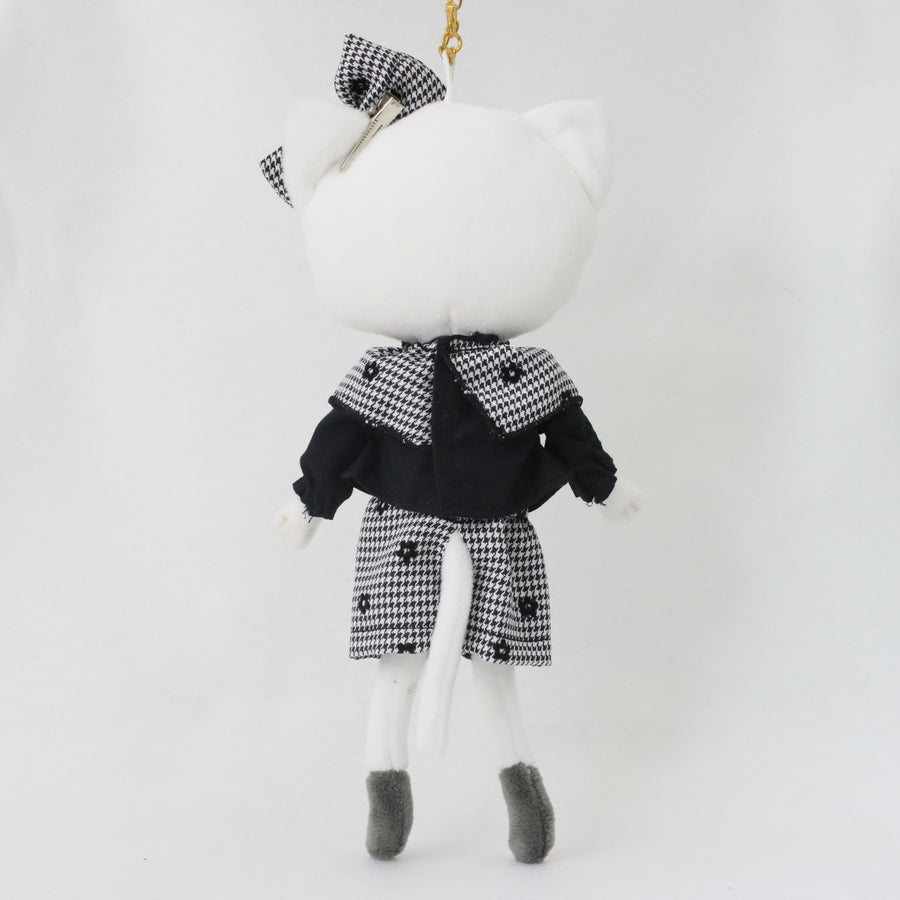 フラワー＆千鳥格子柄のセットアップ