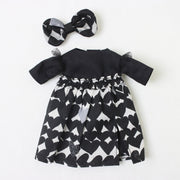 ハートプリントワンピース