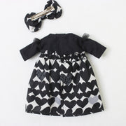 ハートプリントワンピース