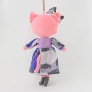 フリル袖ネコ柄ワンピース