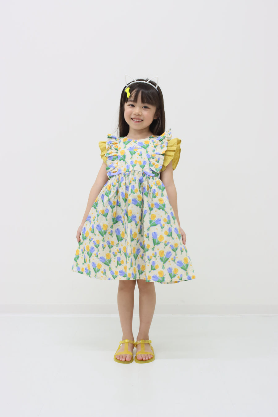 チューリッププリントワンピース