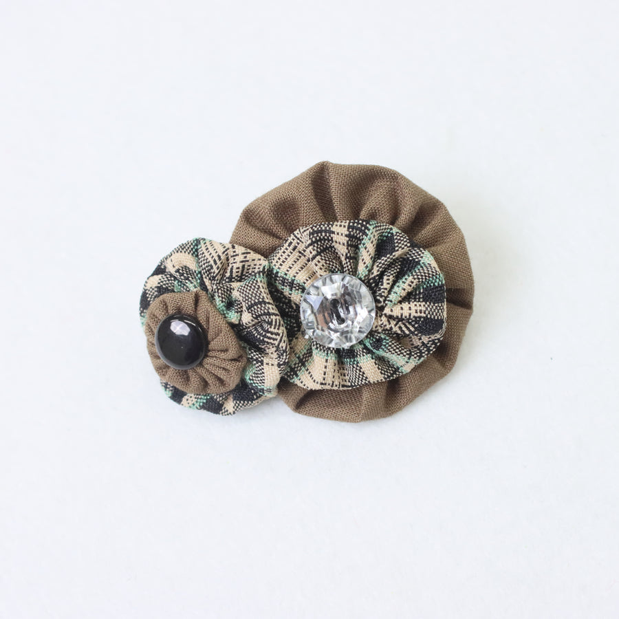 キラキラリボンチェックのワンピース